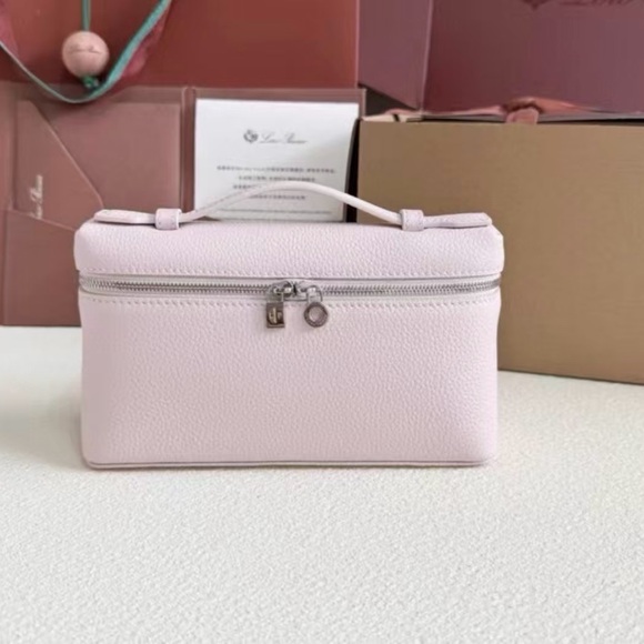 Loro Piana Handbags - Loro Piana Light Pink Lunch Box Bag